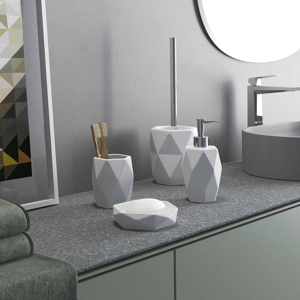 Dalia Soap Dispenser White - Hyperion Tiles