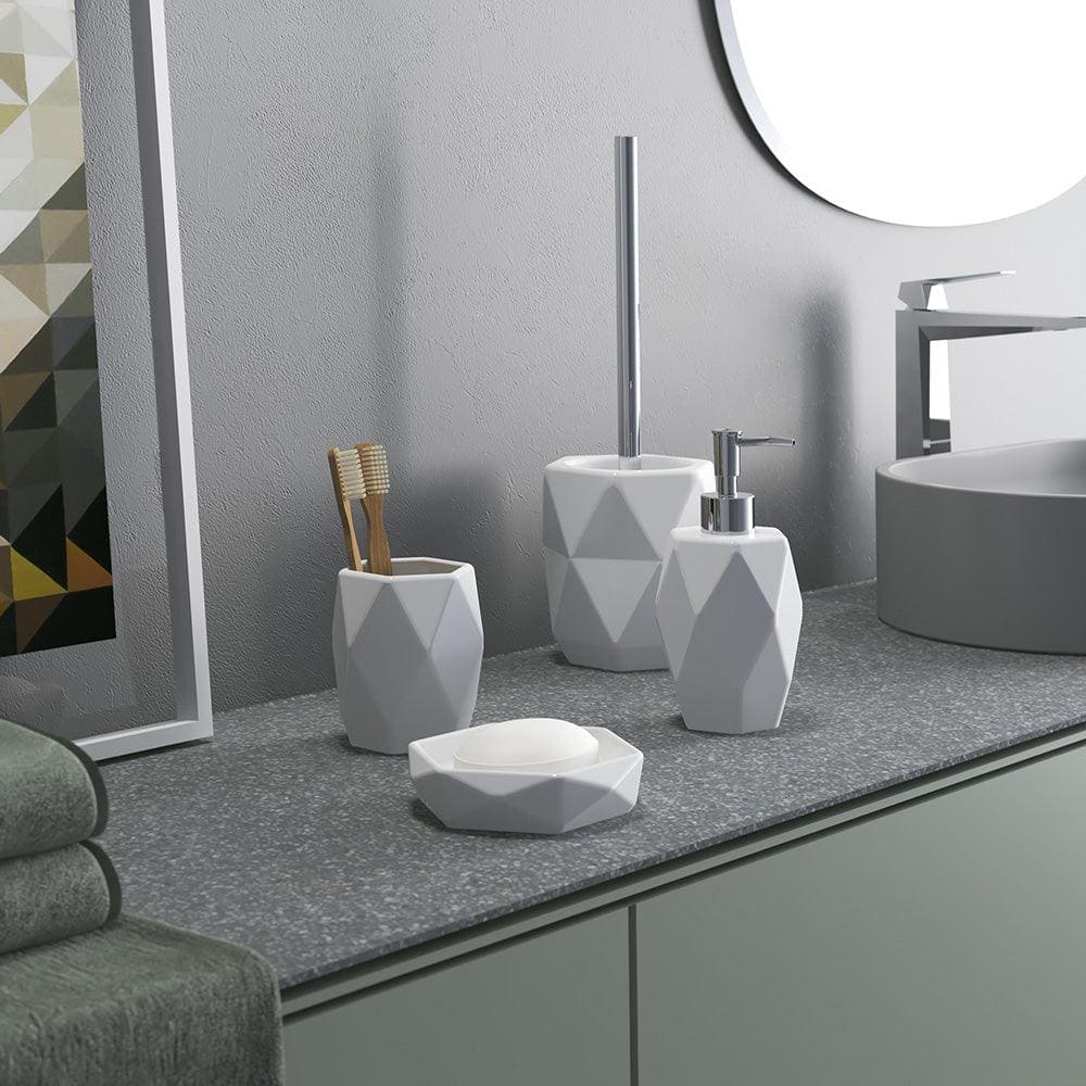 Dalia Toilet Brush White - Hyperion Tiles