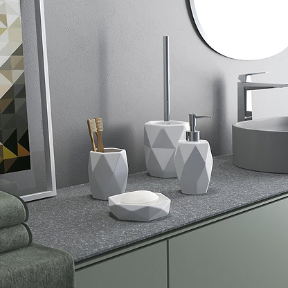 Dalia Toilet Brush White - Hyperion Tiles