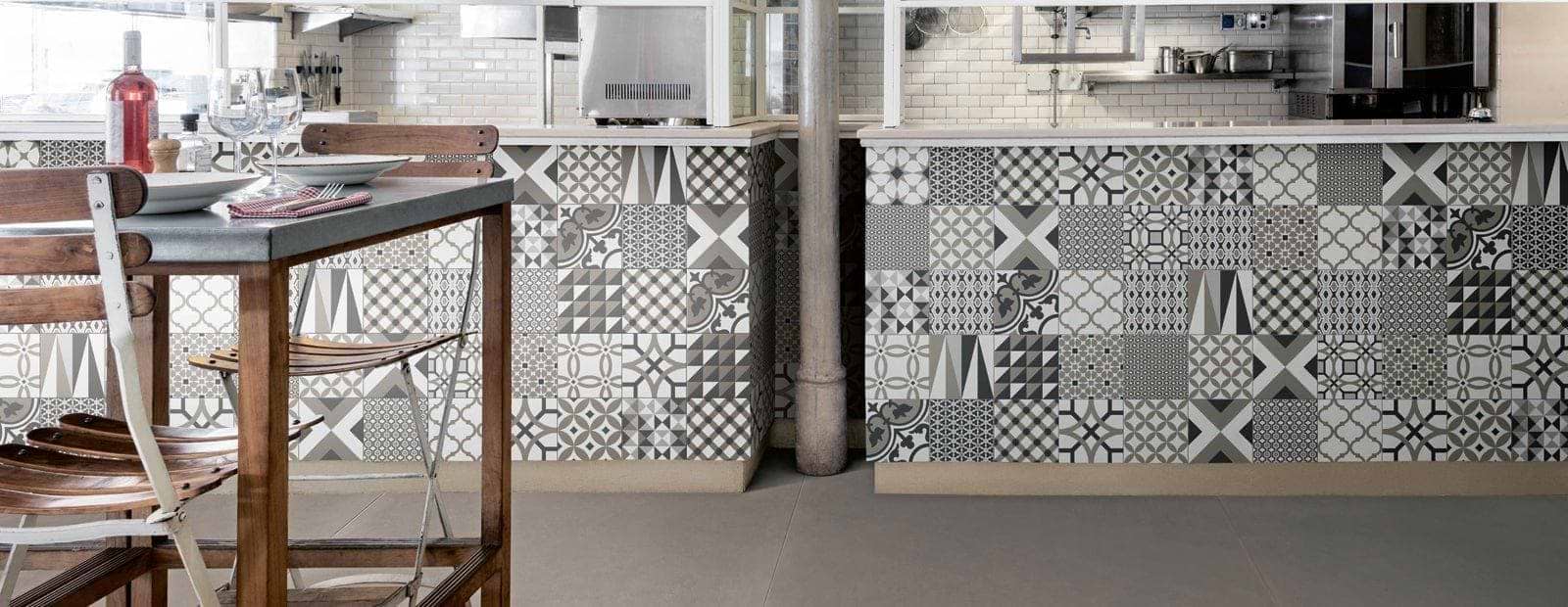 Minoli Wall & Floor Tiles 20 x 20 x 1cm Sold by 0.96m² De-Segni Decor Random Cold Mix Matt