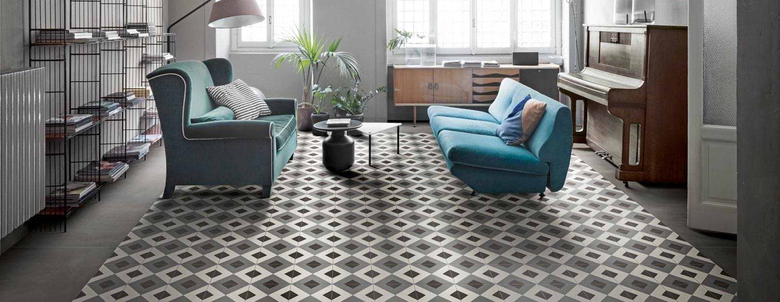 Minoli Wall & Floor Tiles 20 x 20 x 1cm Sold by 0.96m² De-Segni MOUK Decor Matt