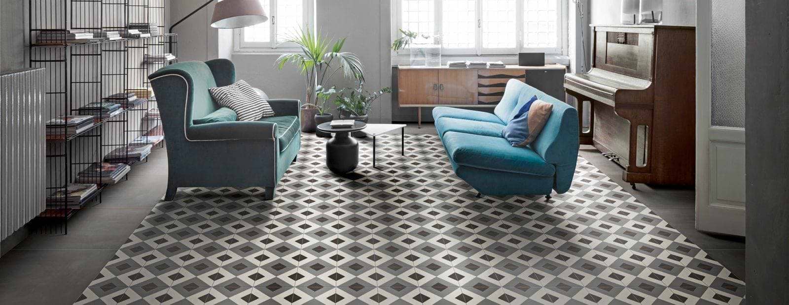 Minoli Wall &amp; Floor Tiles 20 x 20 x 1cm Sold by 0.96m² De-Segni MOUK Decor Matt