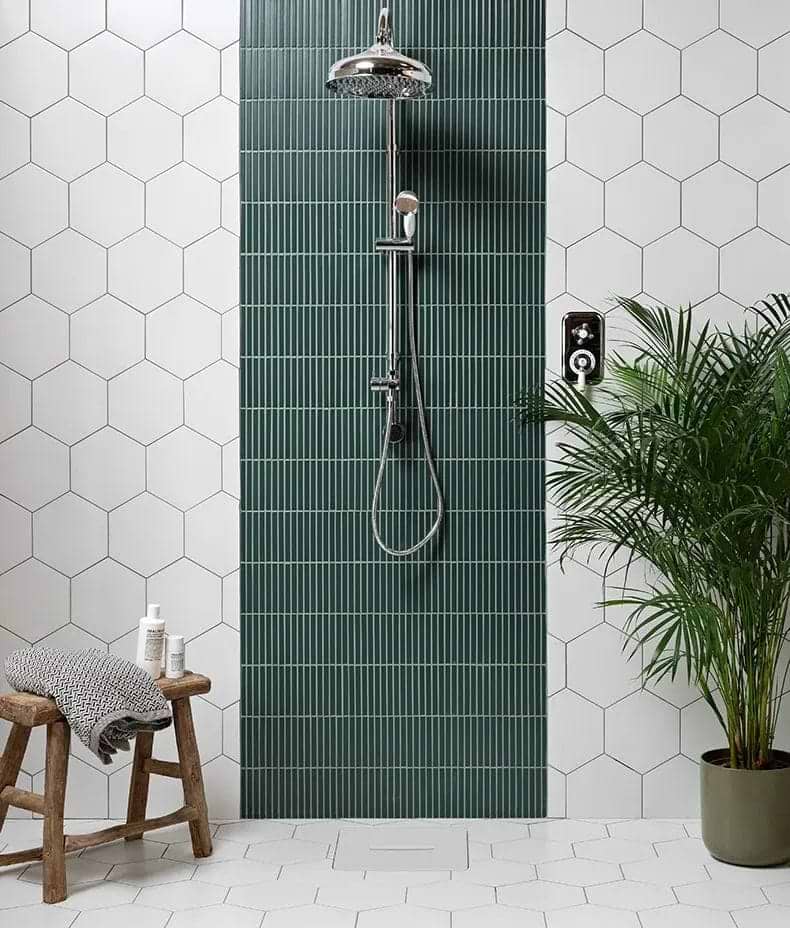 Ca' Pietra Wall & Floor Tiles 25 x 21.8 x 1cm Delicate Porcelain Hexagon