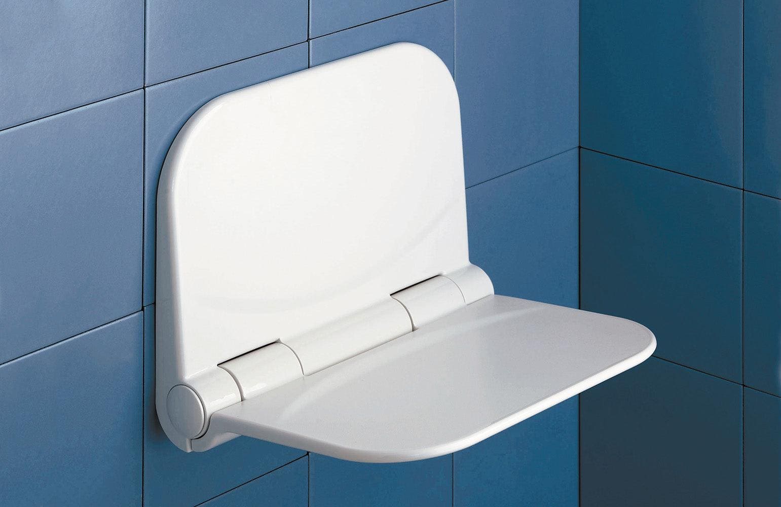 Origins Living Bathroom Accessories 375 x 295 x 280mm Dino Shower Seat White