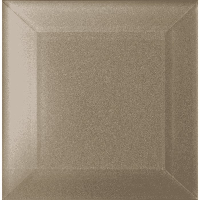 Dionysus Metallic Glass Bevel 100 x 100mm - Hyperion Tiles