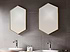 Origins Living Bathroom Mirrors 500 x 800 x 25mm Docklands Hexagonal Mirror Brushed Brass