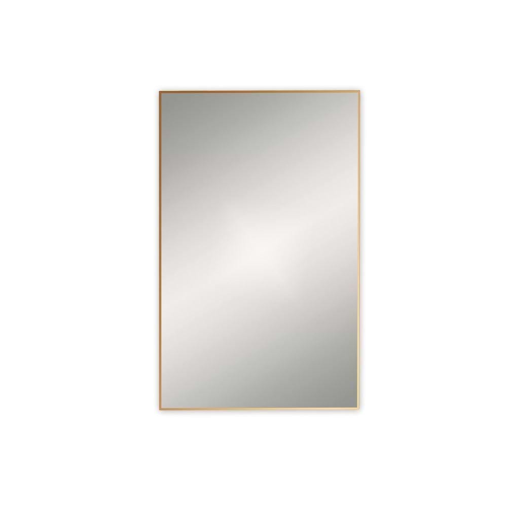 Origins Living Bathroom Mirrors 1200 x 700 x 25mm Docklands Rectangular Mirror 120x70cm Brushed Brass