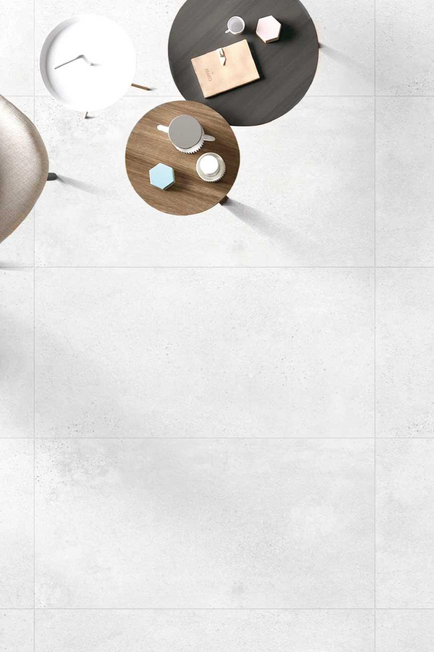 Hyperion Tiles Wall &amp; Floor Tiles Dove Pearl