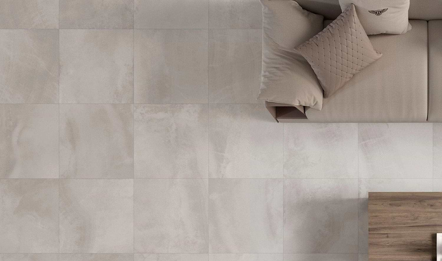 Minoli Tiles - Porcelain 60 x 60 x 0.9cm Sold by 1.44m² Durango Taupe Matt