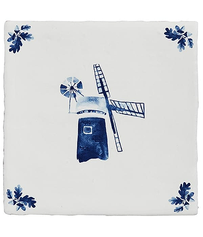 Dyrham Dairy Ceramic Decors Set Of 9 - Hyperion Tiles