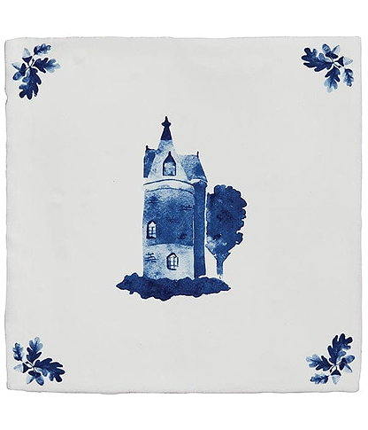Dyrham Dairy Ceramic Decors Set Of 9 - Hyperion Tiles