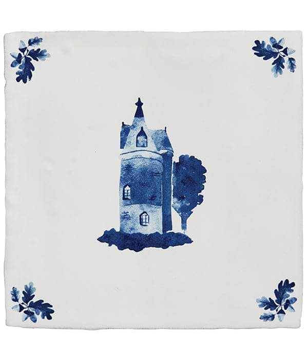 Dyrham Dairy Ceramic Decors Set Of 9 - Hyperion Tiles