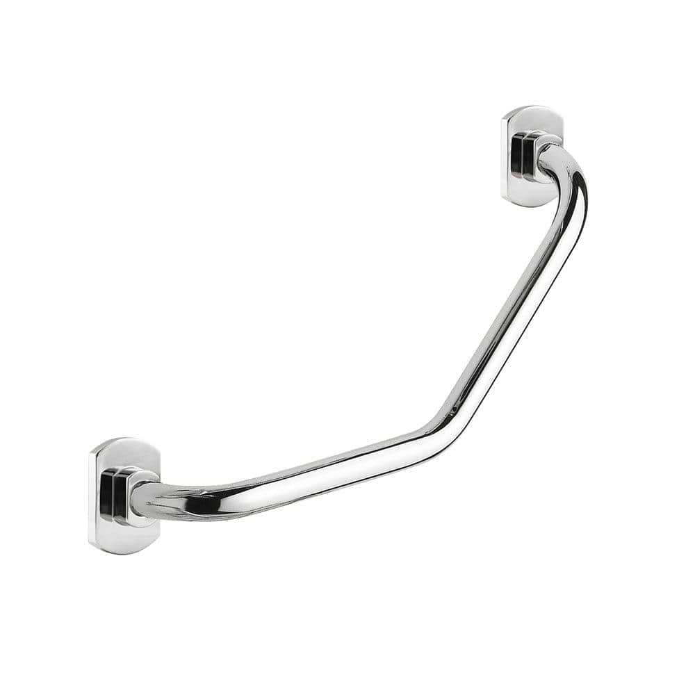 Edera Angled Grab Bar Chrome - Hyperion Tiles