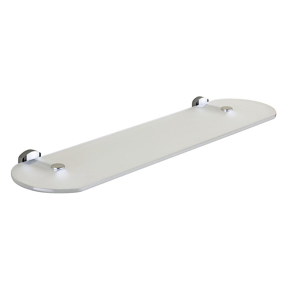 Edera Plus Glass Shelf 53cm Chrome - Hyperion Tiles