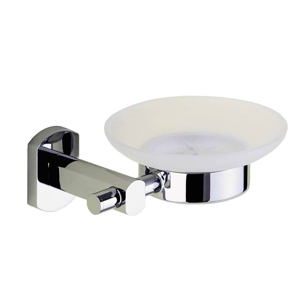 Origins Living Bathroom Accessories 137 x 57 x 119mm Edera Plus Soap Dish Chrome