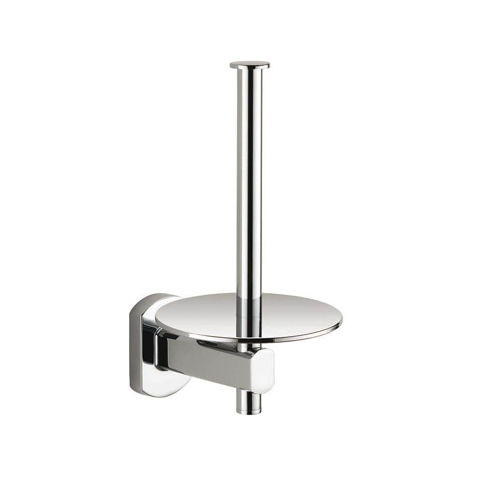 Edera Plus Spare Roll Holder Chrome - Hyperion Tiles