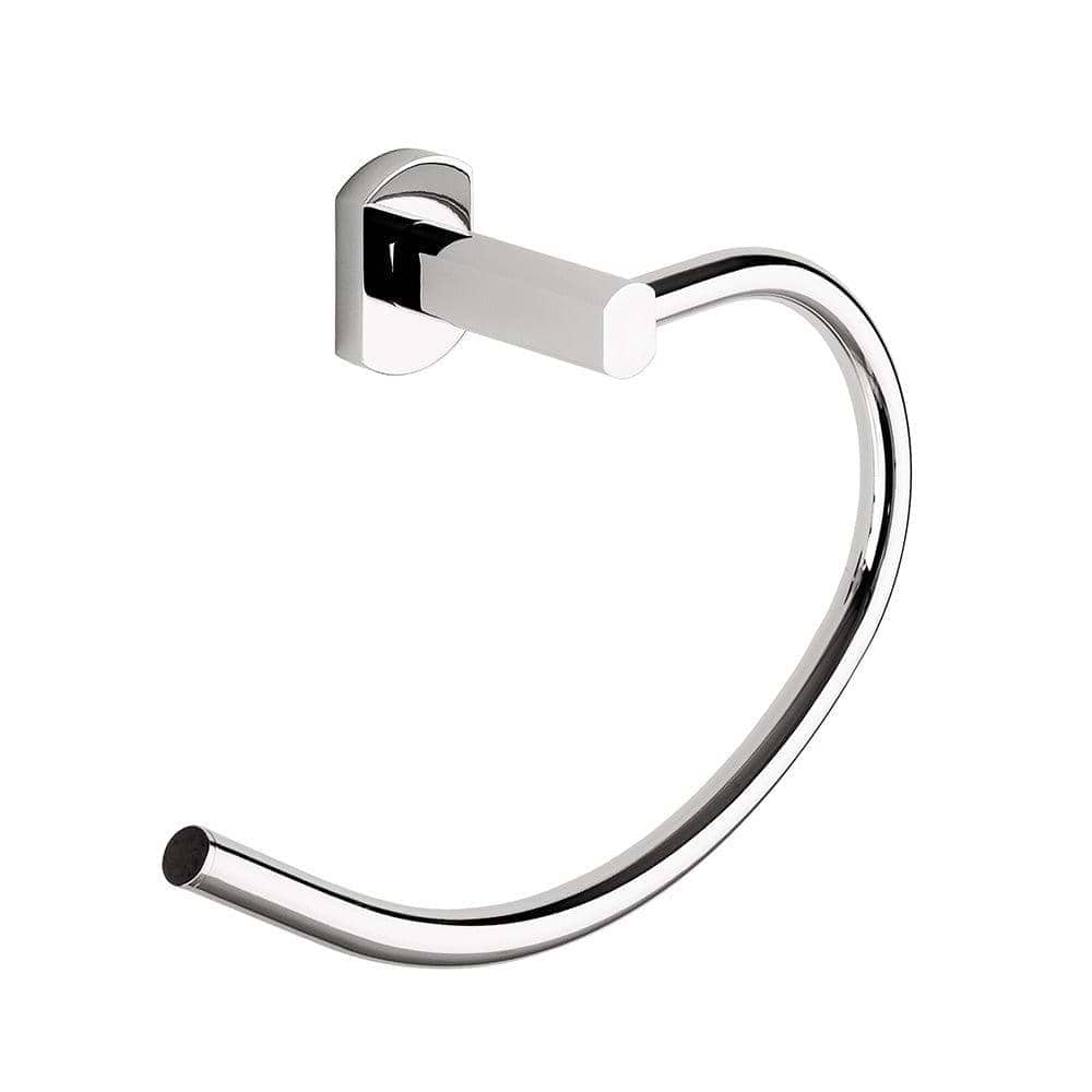 Edera Plus Towel Ring Chrome - Hyperion Tiles