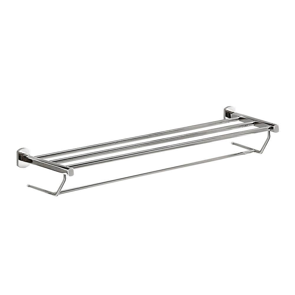 Edera Towel Rack with Arm Chrome - Hyperion Tiles