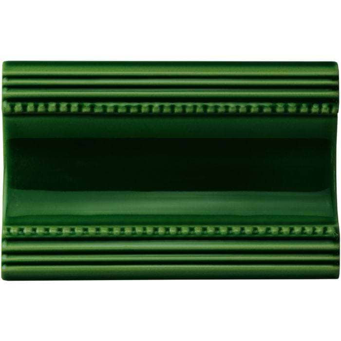Edwardian Green Plain Cornice - Hyperion Tiles