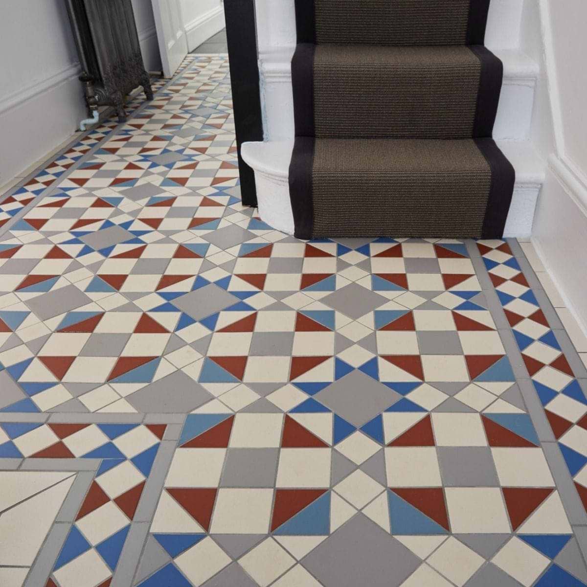 Eltham Blue and Red - Hyperion Tiles