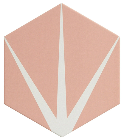 Ca' Pietra Tiles - Lily Pad Bugglegum 20 x 23 x 0.8cm Exterior Lily Pad Porcelain Tiles