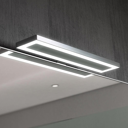 F19 Mirror Light 30cm Chrome - Hyperion Tiles
