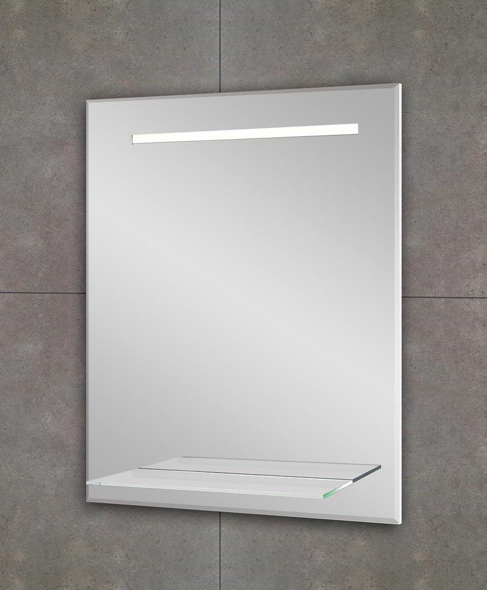 Fusion Light Mirror 60 with Shelf - Hyperion Tiles