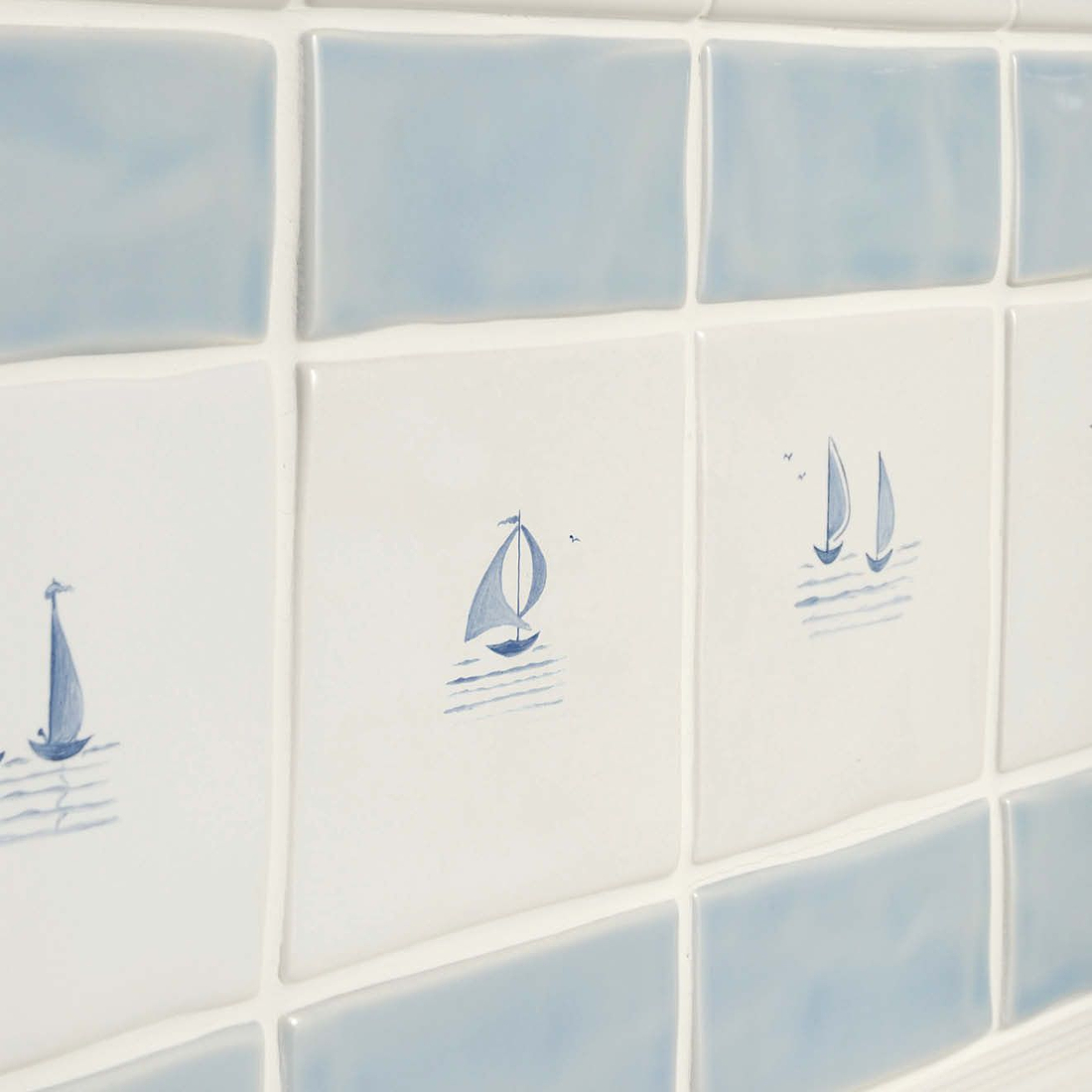 Grace &amp; Ann of Liverpool Delft Boats - Hyperion Tiles
