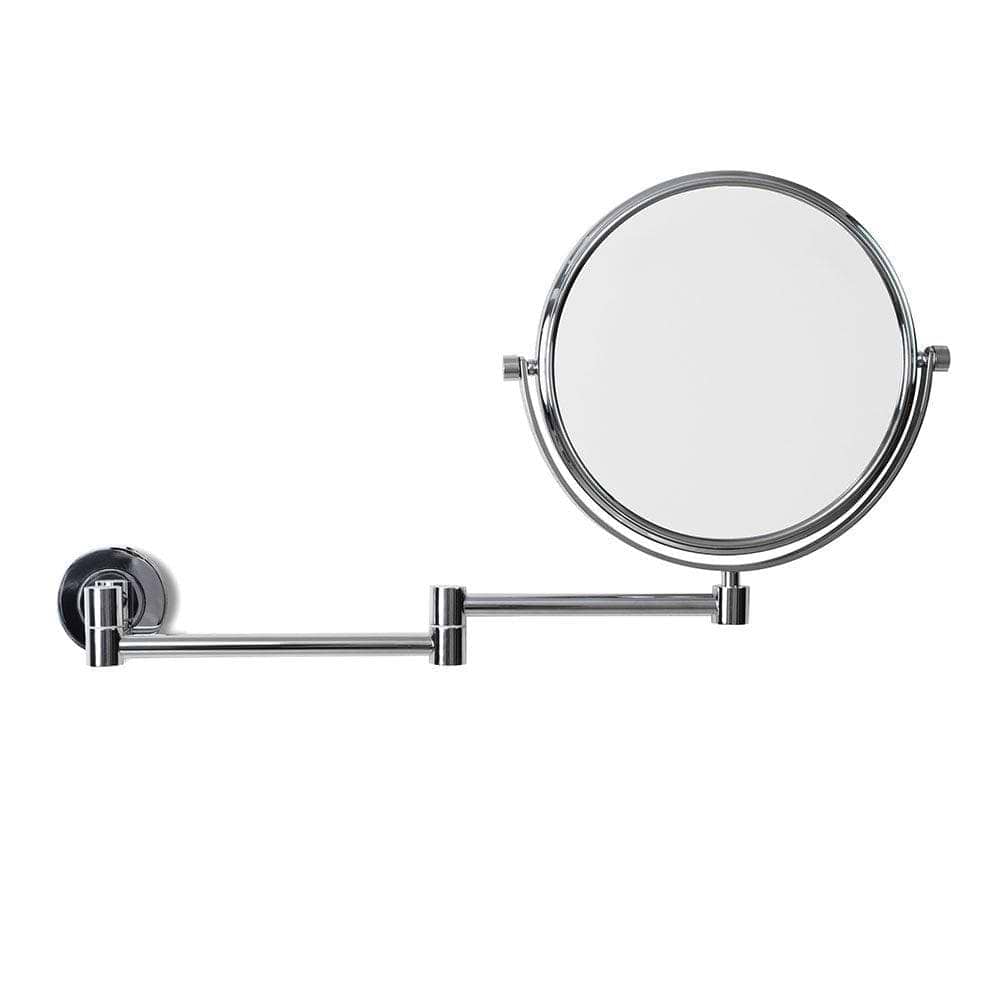 Hutton Reversible 5X Magnifying Wall Mirror Chrome - Hyperion Tiles
