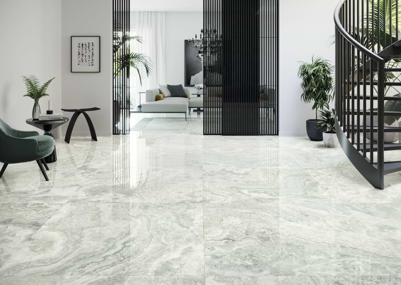 Izmir Bianco Polished 59 x 119cm - Hyperion Tiles