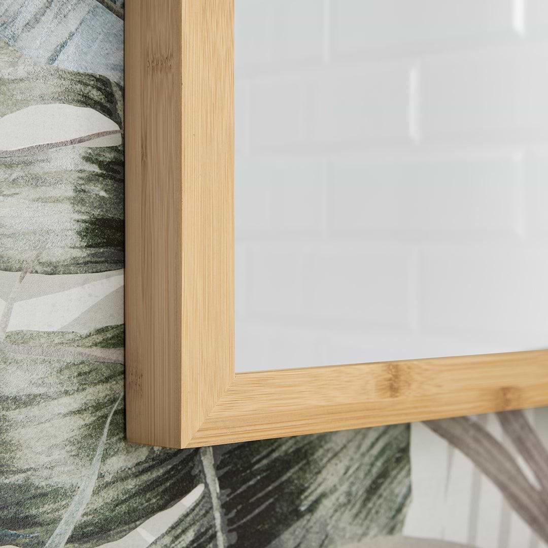 Kenji Mirror Rectangular 60x80cm in Bamboo - Hyperion Tiles