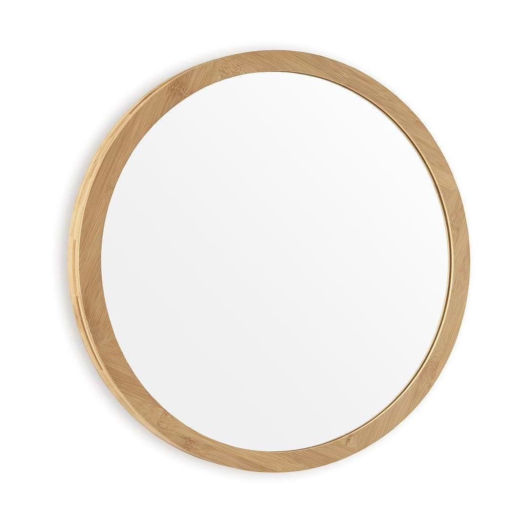 Kenji Mirror Round 60cm in Bamboo - Hyperion Tiles
