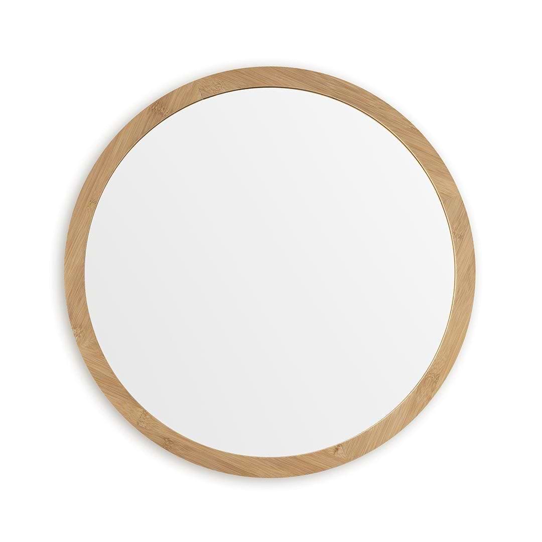 Kenji Mirror Round 60cm in Bamboo - Hyperion Tiles