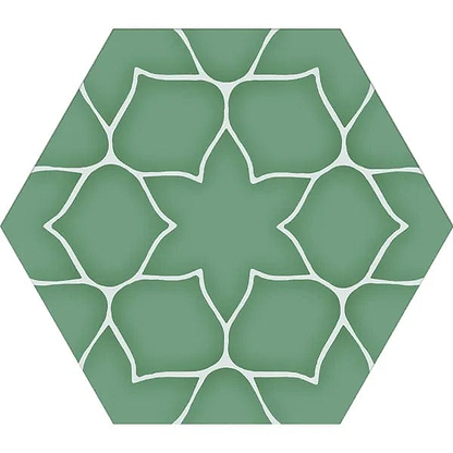 Kerala Hexagon Aqua - Hyperion Tiles