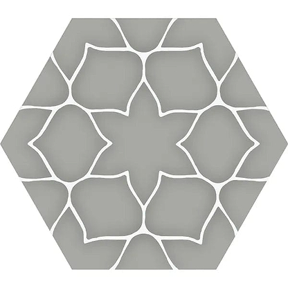 Kerala Hexagon Grey - Hyperion Tiles