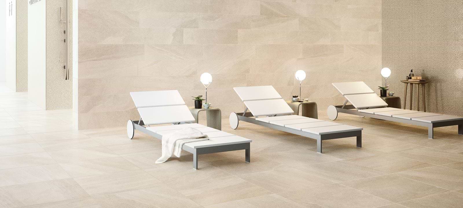 Lakestone Ivory Matt - Hyperion Tiles