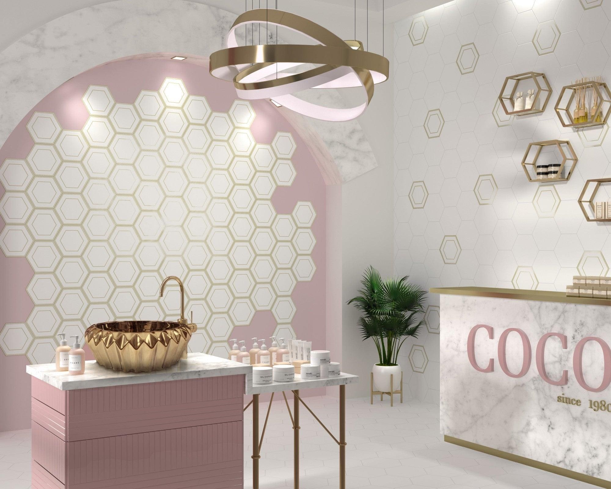 Lavabo Selene Light Gold - Hyperion Tiles