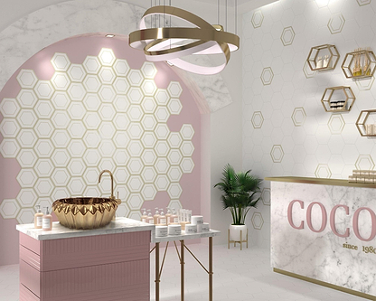 Lavabo Selene Light Gold - Hyperion Tiles