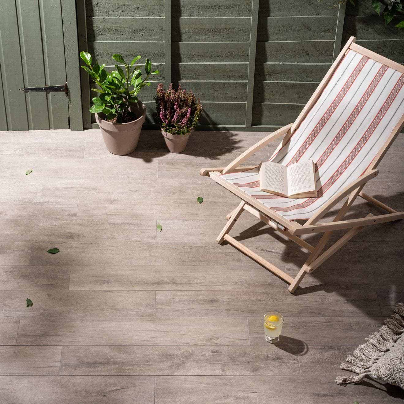 Lignum Grey Natural Rectified Glazed Porcelain - Hyperion Tiles