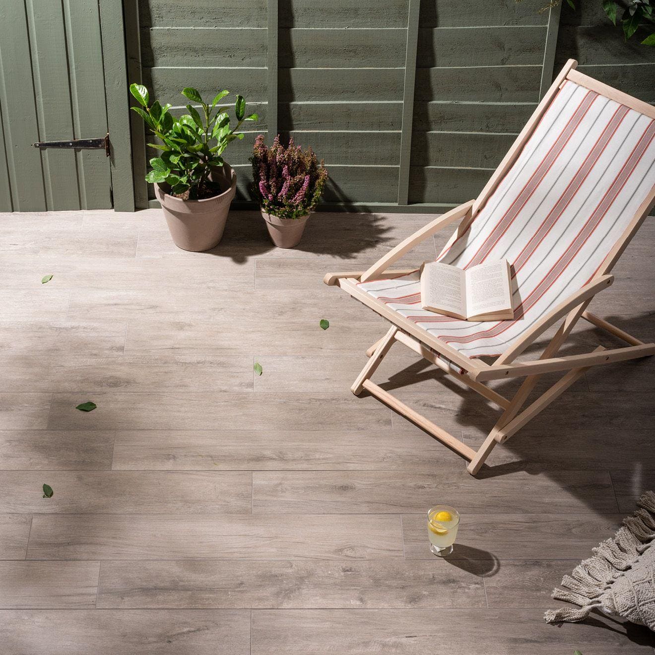 Lignum Grey Natural Rectified Glazed Porcelain - Hyperion Tiles