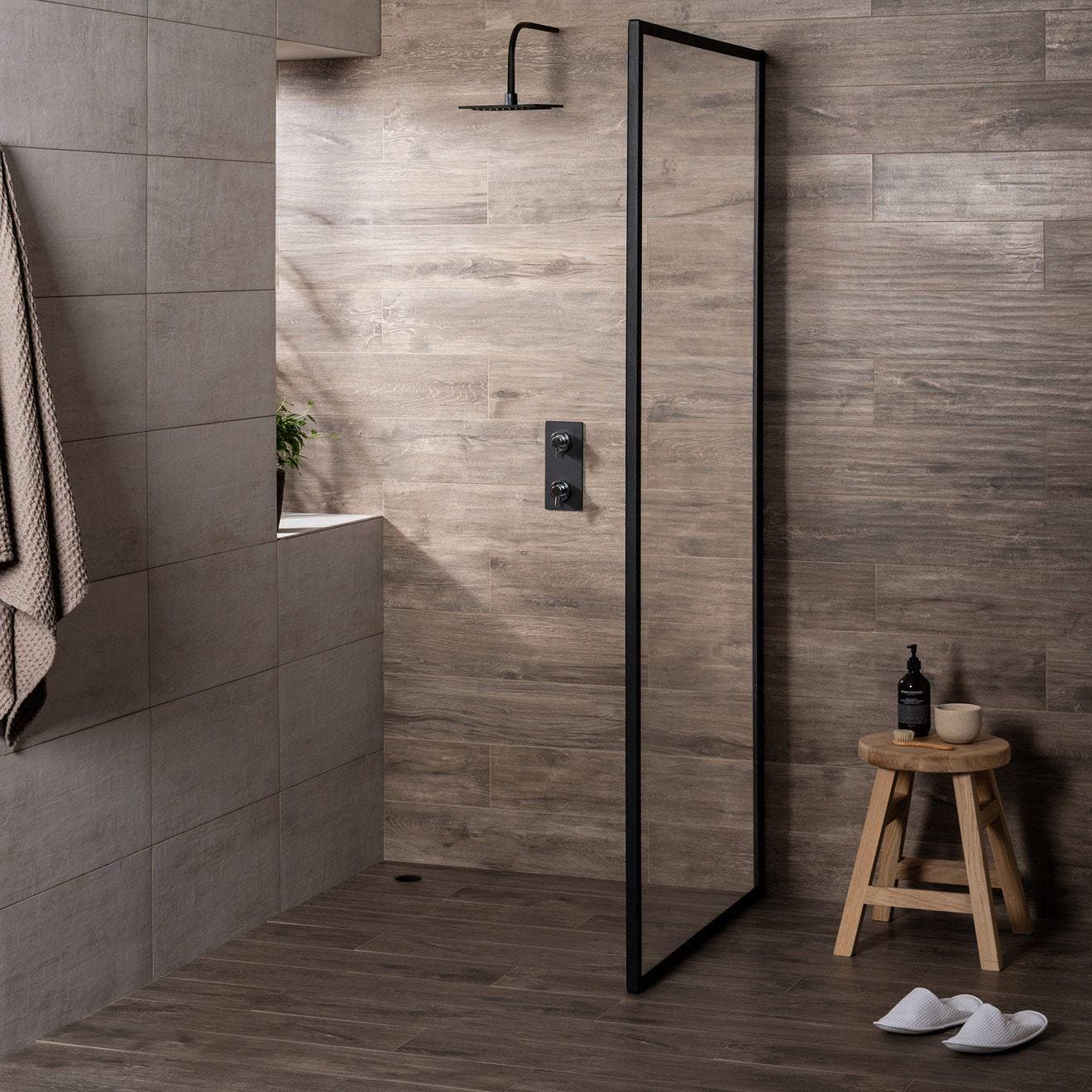 Lignum Taupe Natural Rectified Glazed Porcelain - Hyperion Tiles