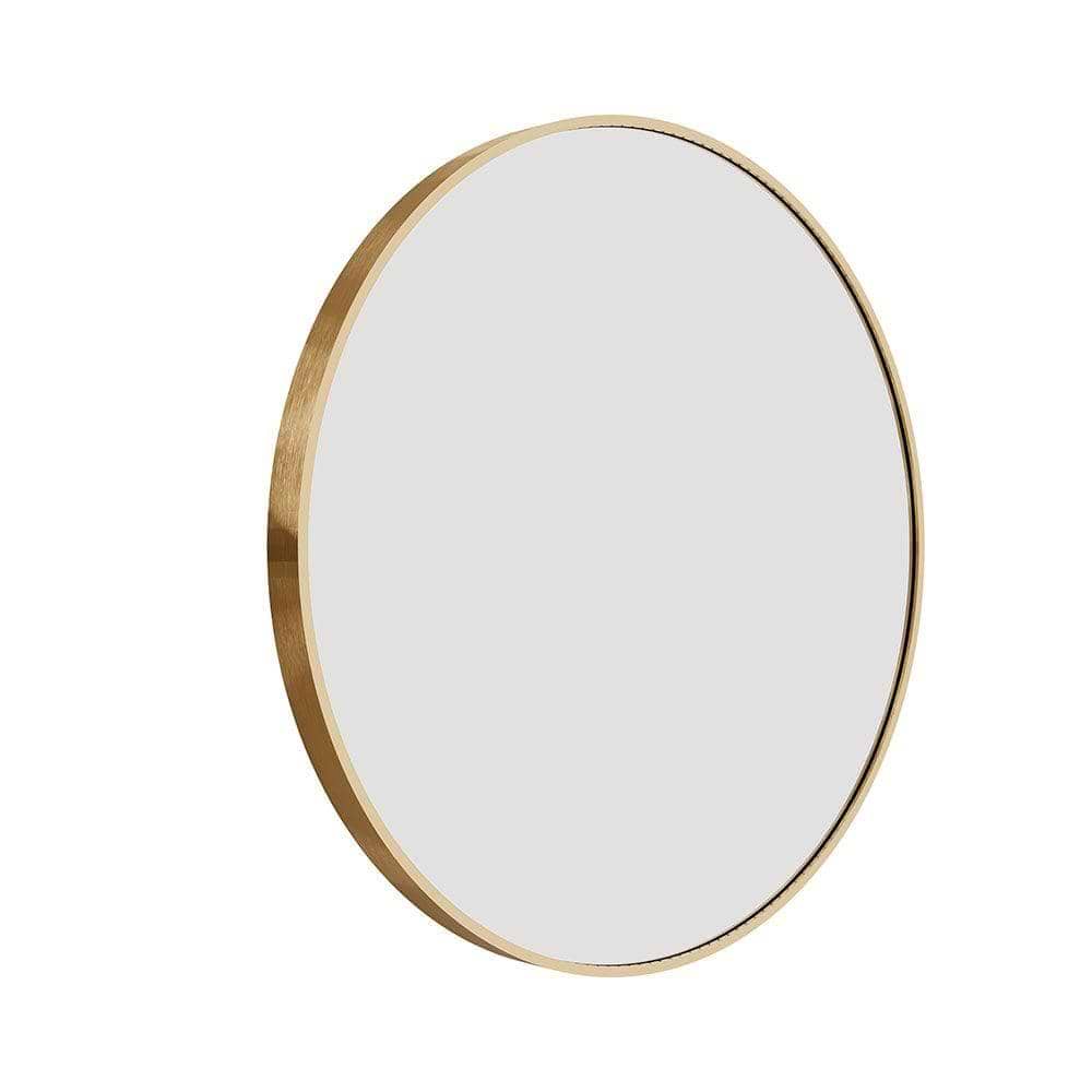 Lomax Round Mirror 60cm Gold - Hyperion Tiles