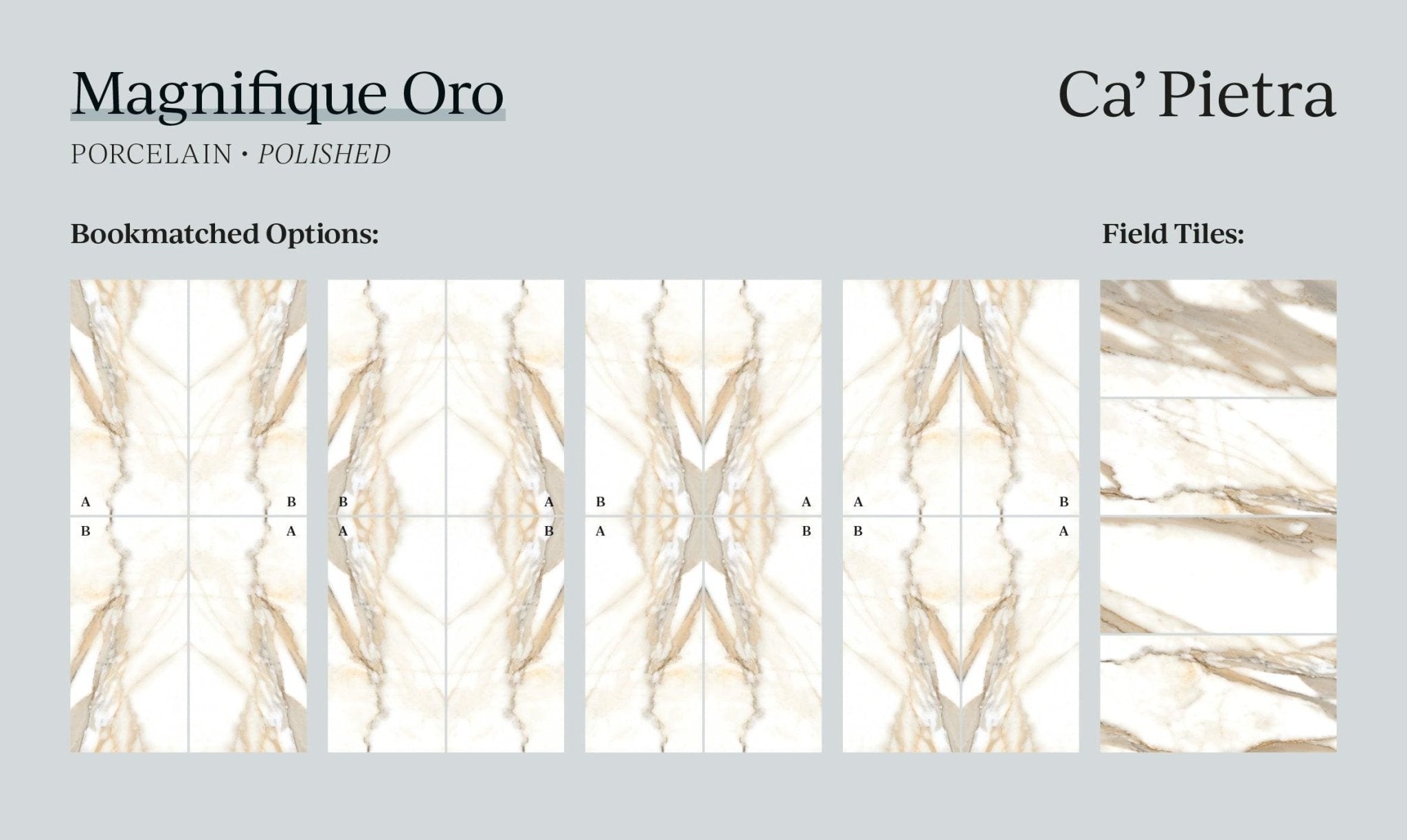 Magnifique Porcelain Oro - Hyperion Tiles