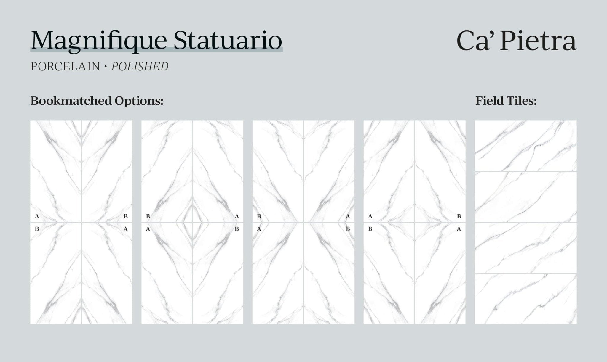Magnifique Porcelain Statuario - Hyperion Tiles