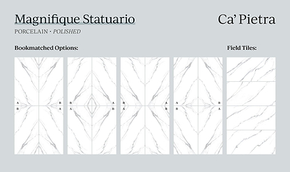 Magnifique Porcelain Statuario - Hyperion Tiles