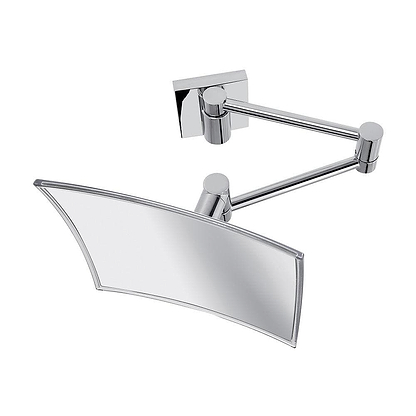 Maldive Square Magnifying Mirror Chrome - Hyperion Tiles