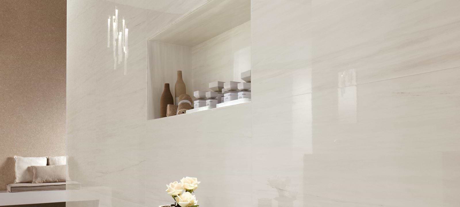 Marvel Bianco Dolomite Lappato 30 x 60cm - Hyperion Tiles