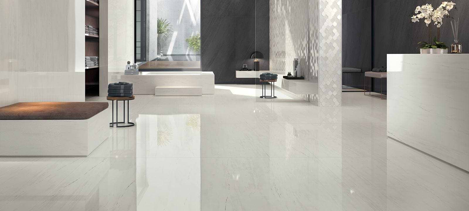 Marvel Bianco Dolomite Lappato 60 x 60cm - Hyperion Tiles