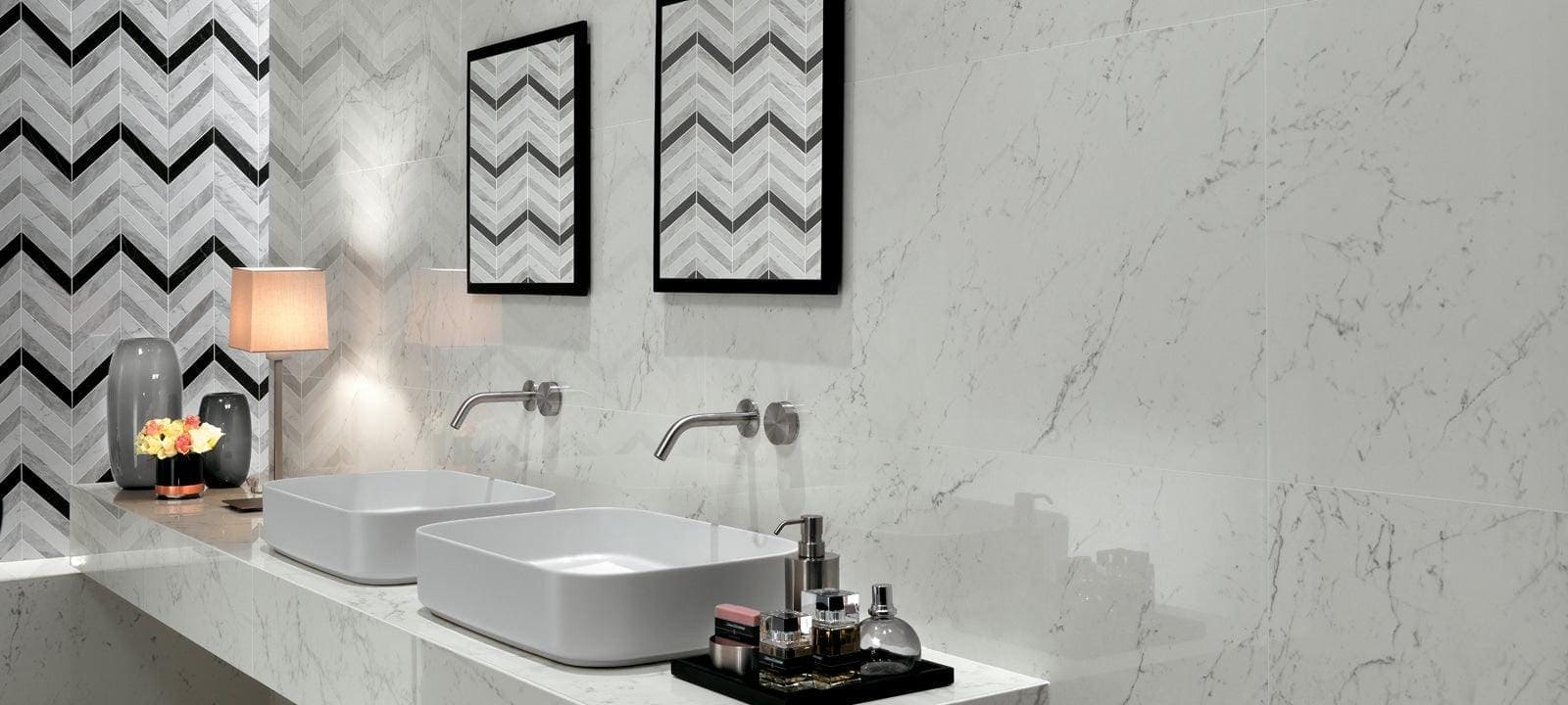 Marvel Carrara Pure Matt 30 x 60cm - Hyperion Tiles