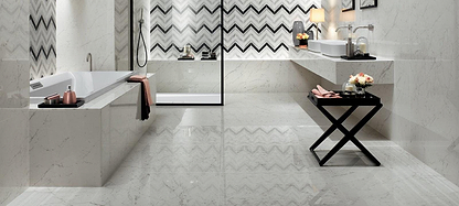Marvel Carrara Pure Matt 60 x 60cm - Hyperion Tiles